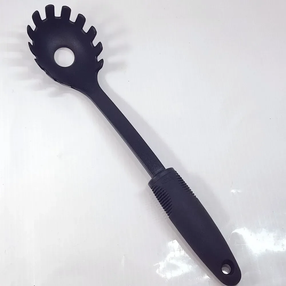 OXO Good Grips Spaghetti Pasta Fork soft Grabber black utensil Nylon Plastic
